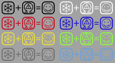 Aufkleber DSC off Winter Fun